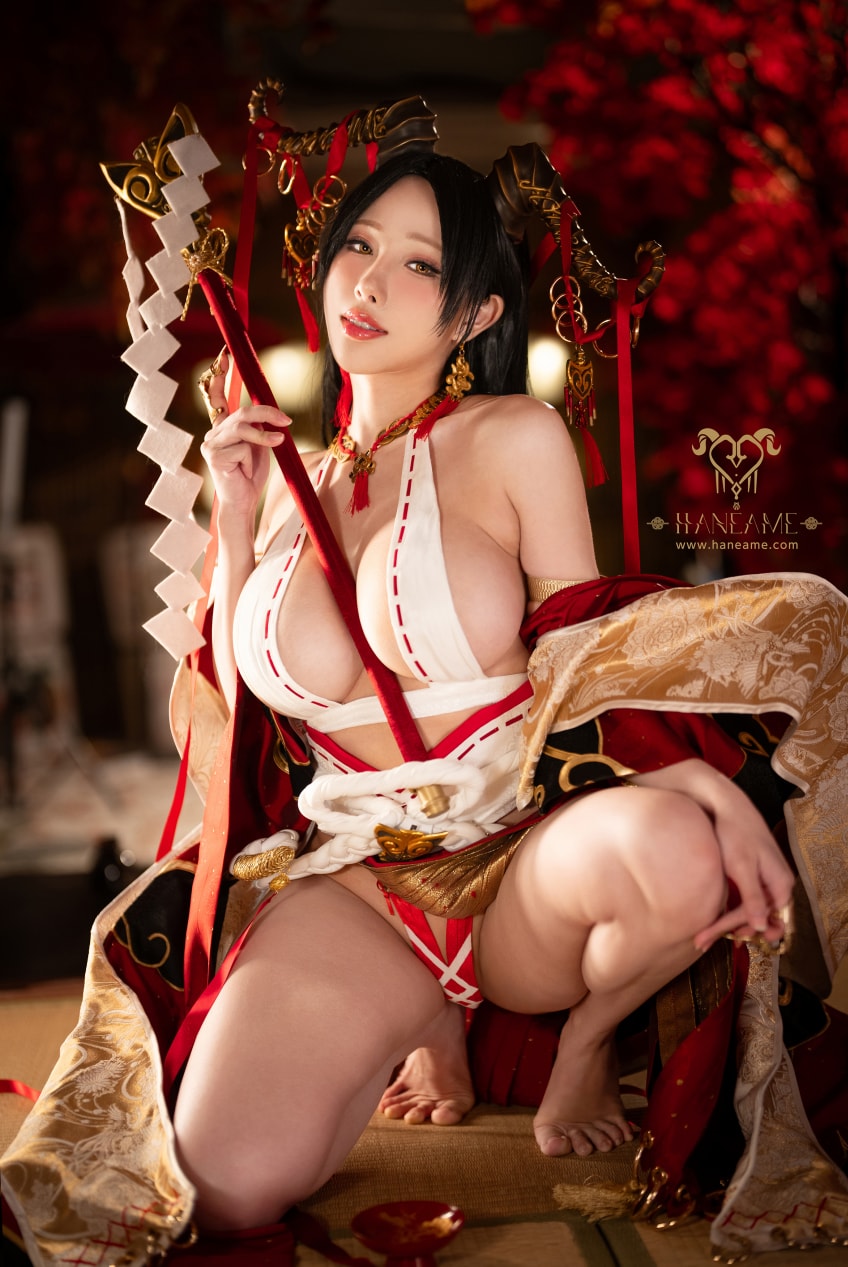 雨波_HaneAme –-Lustful Goat Miko邪羊巫女适合收藏