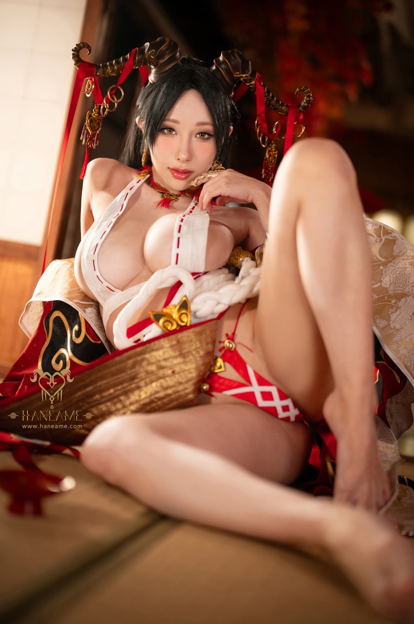 雨波_HaneAme –-Lustful Goat Miko邪羊巫女适合收藏