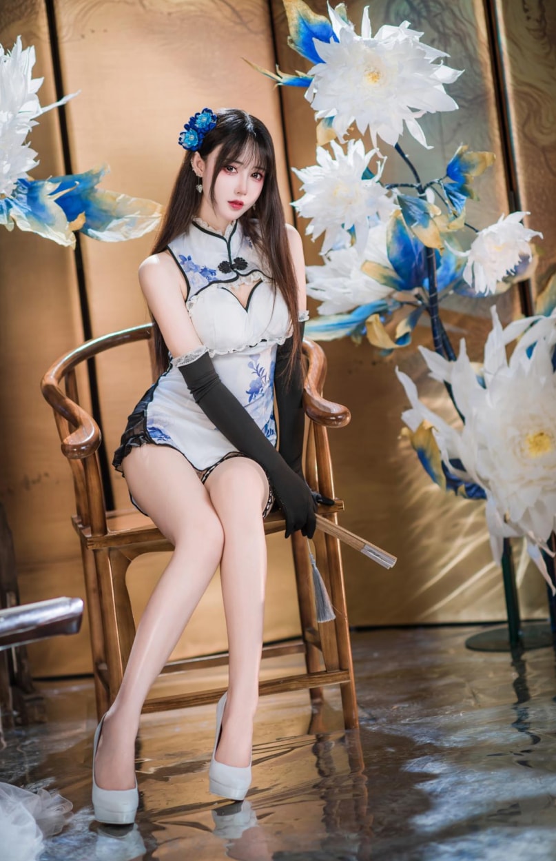 羽生三未 –-艳娘幻梦谭 瓶儿 青花瓷旗袍收藏版