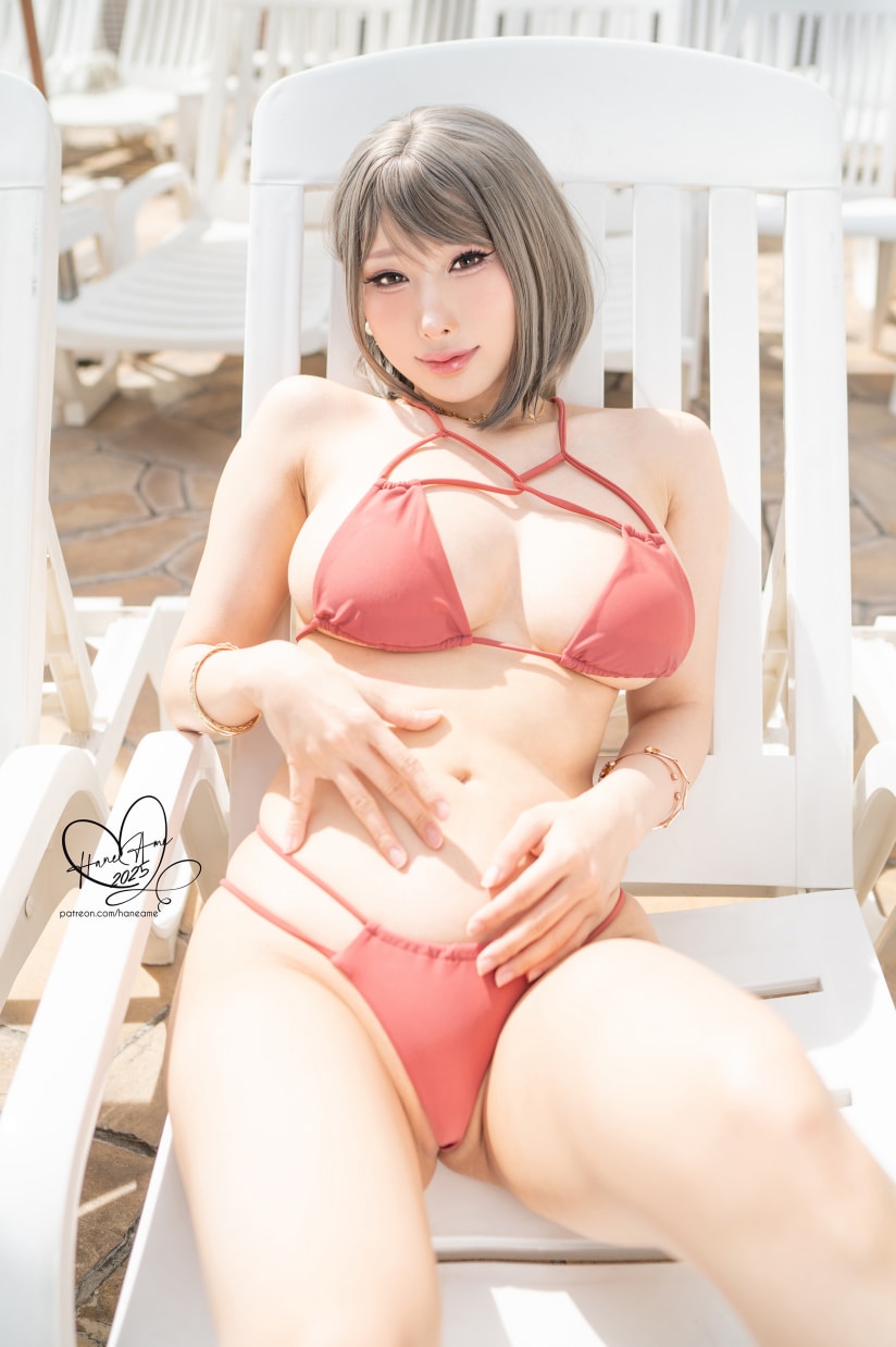 雨波HaneAme –-Original_Tangerine Heat swimsuit_橘爆夏日！泳裝最新图片
