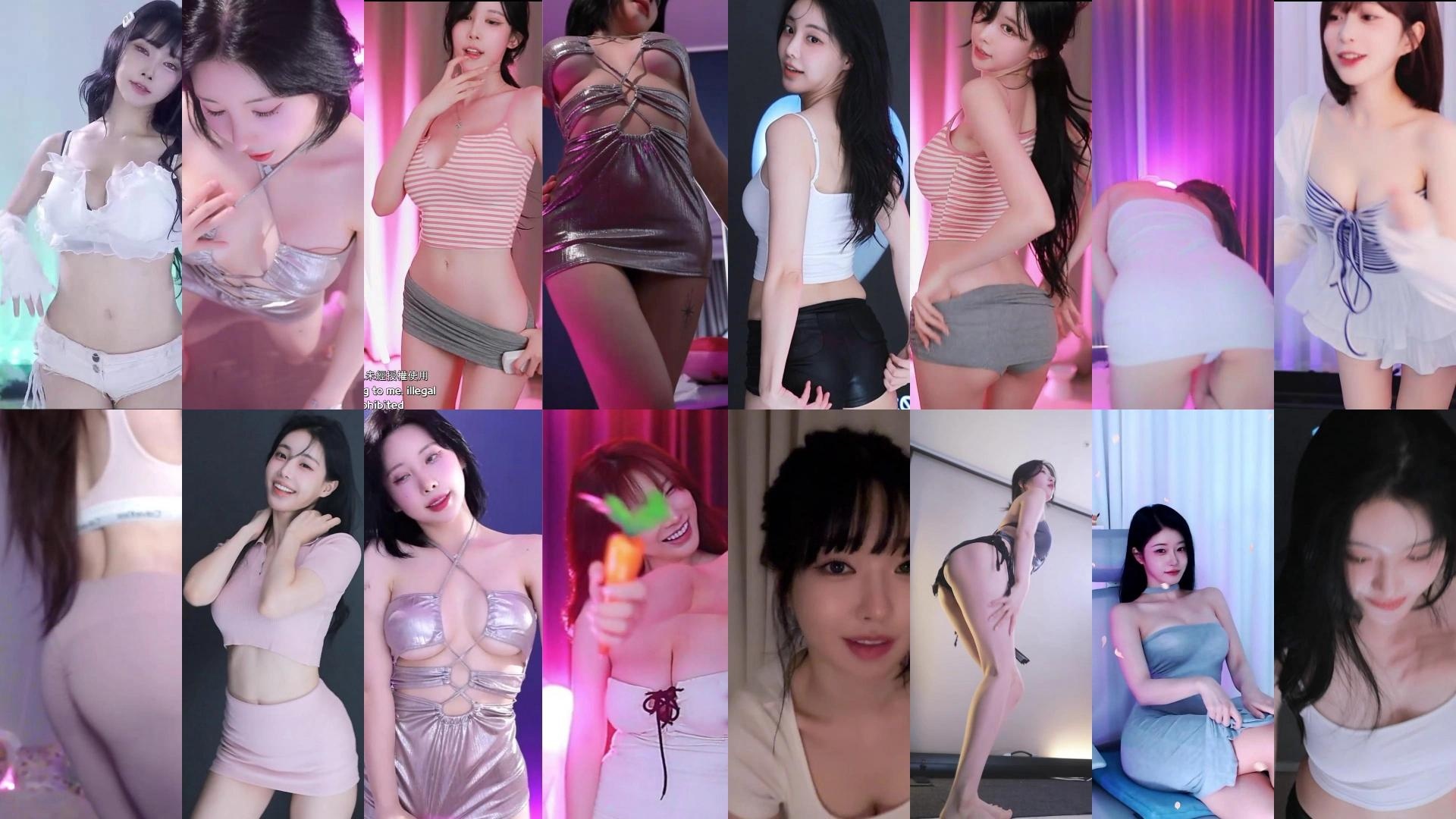 Sooplive韩国BJ 2025年6月21日录制舞蹈合集-主播热舞佑或