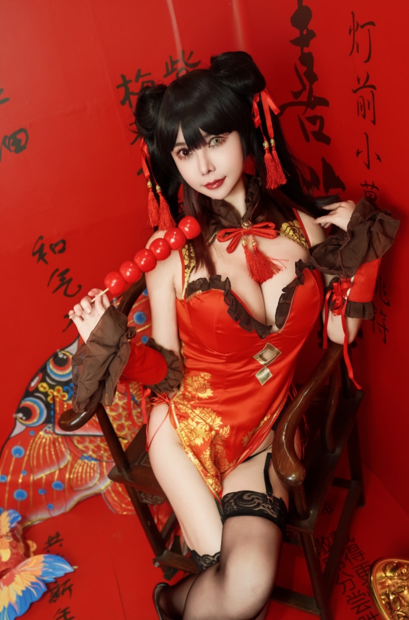 亚马逊鲶鱼 –-时崎狂三 旗袍整理分享