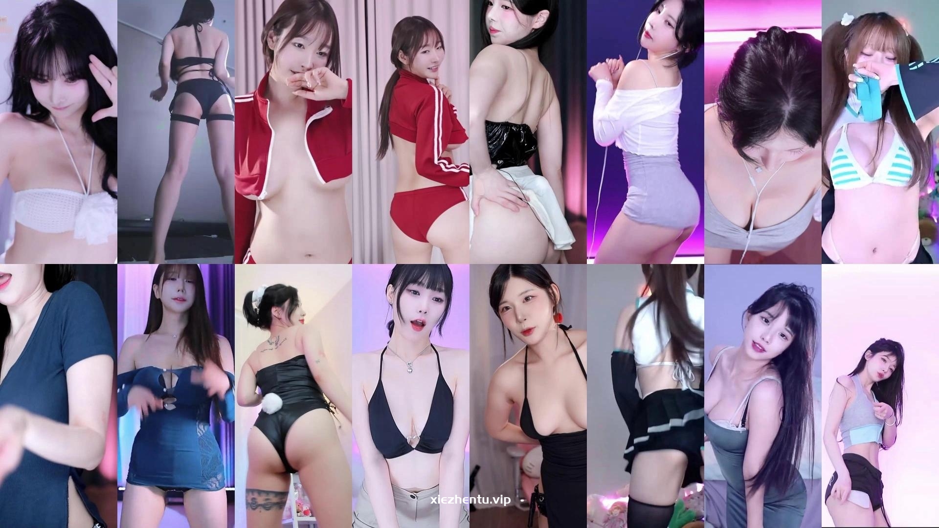 Sooplive韩国BJ 2025年8月9日录制舞蹈合集-跳舞素材