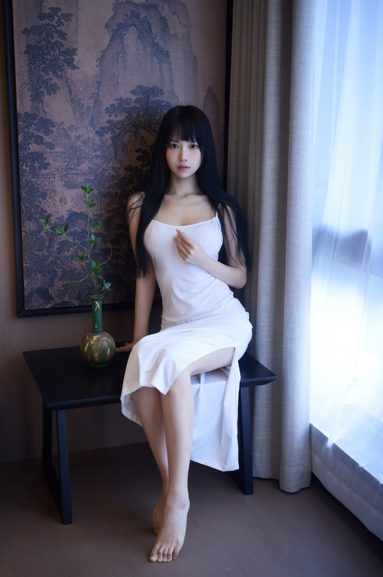 Shika小鹿鹿-新中式美丽的女生图片