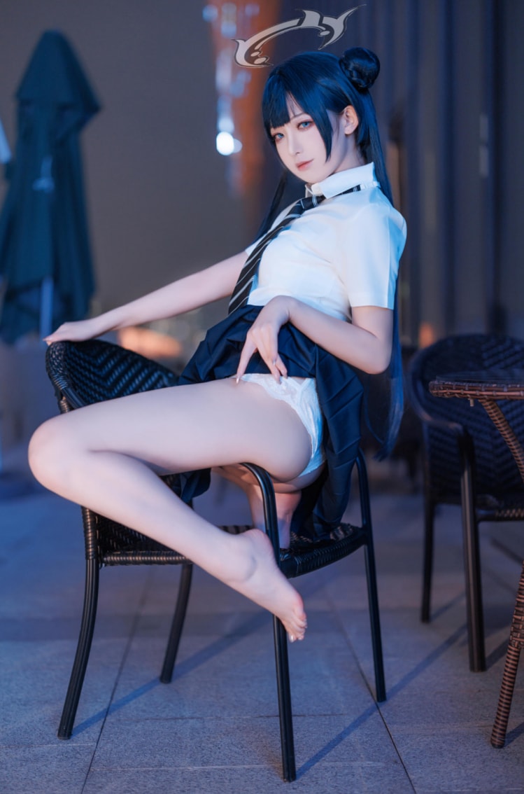 封疆疆v-妃咲JK美丽的女生cos图片