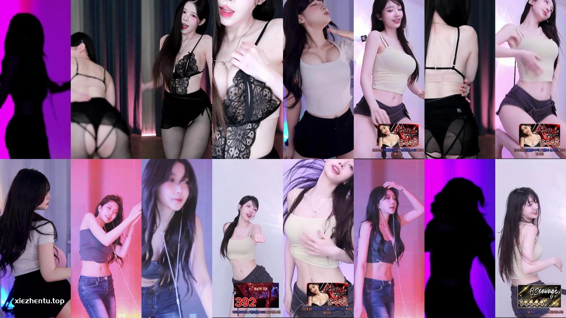 Sooplive韩国BJ 2025年8月17日录制舞蹈合集-主播跳舞在线