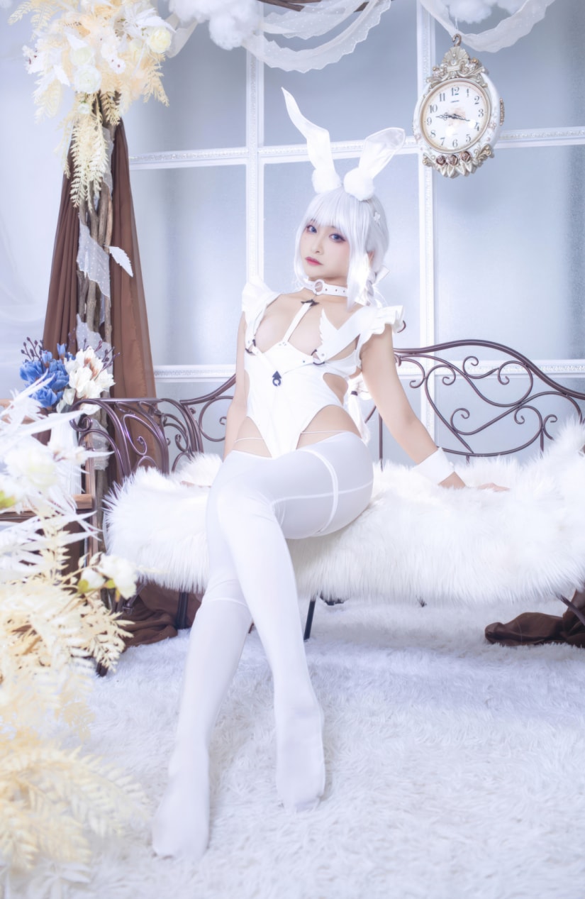 洛璃LoLiSAMA-恶毒 白兔 (碧蓝航线)cos照片 洛璃LoLiSAMA-恶毒 白兔 (碧蓝航线)cos照片