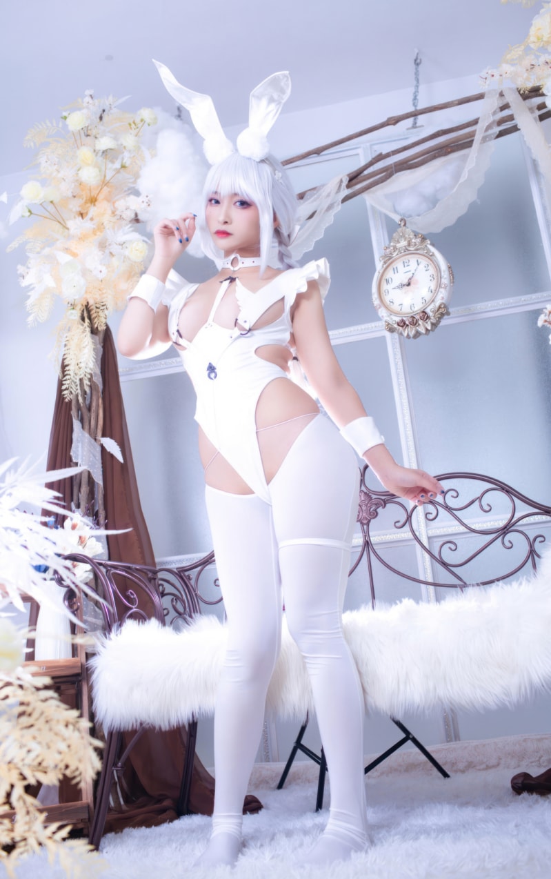 洛璃LoLiSAMA-恶毒 白兔 (碧蓝航线)cos照片 洛璃LoLiSAMA-恶毒 白兔 (碧蓝航线)cos照片