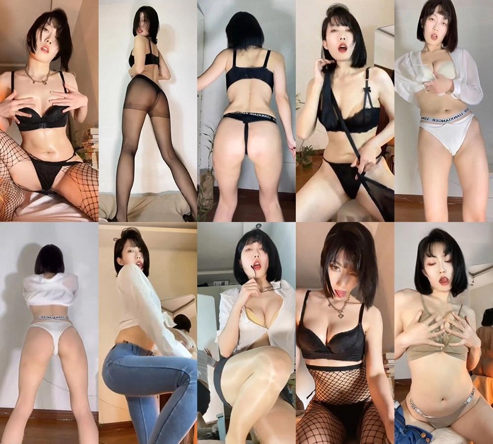 抖音极品舞蹈老师紫月付费定制跳舞情去-直播分享