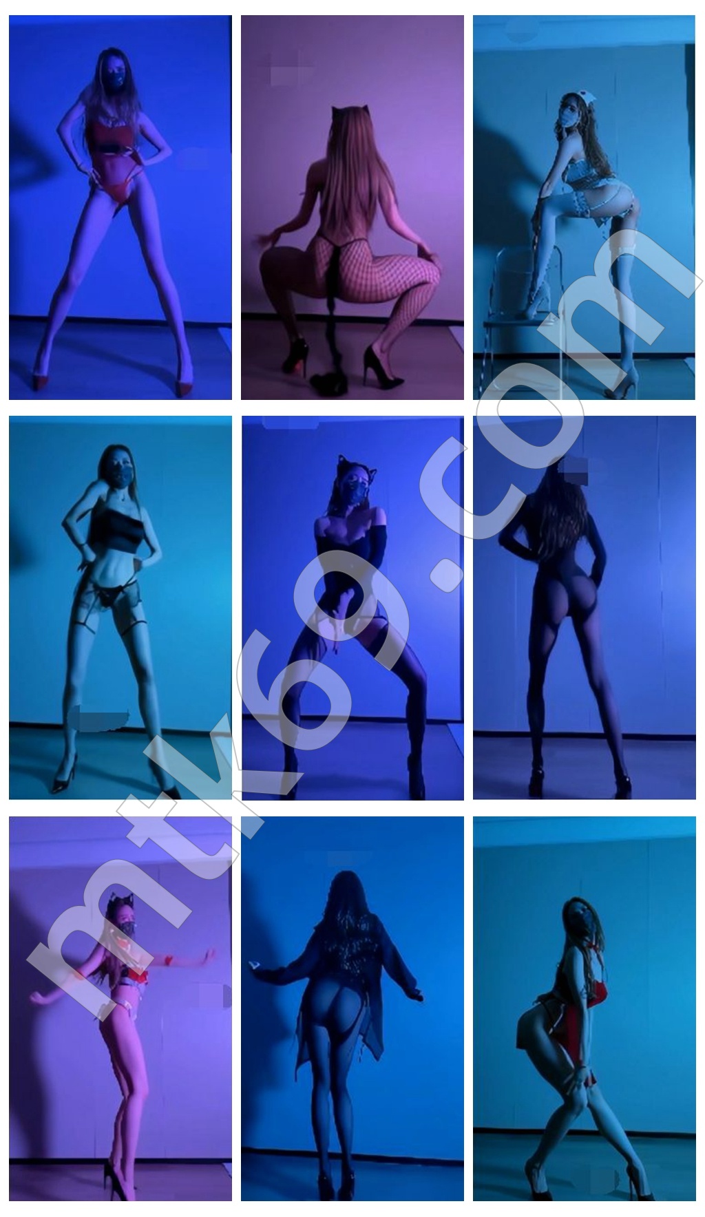 抖音丨爱跳舞的小野猫 大尺度节奏骚舞 [55V/906MB]跳舞视频下载