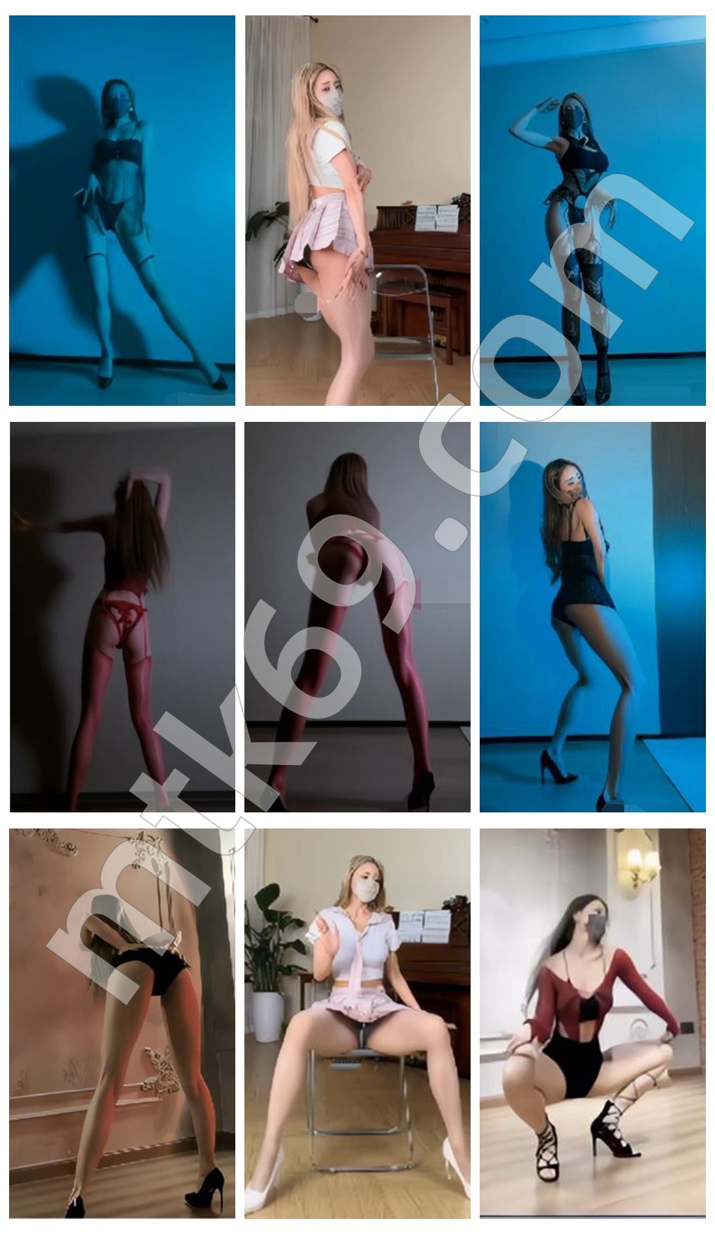 抖音丨爱跳舞的小野猫 140万粉 大尺度节奏骚舞  [51V/854MB]-直播分享