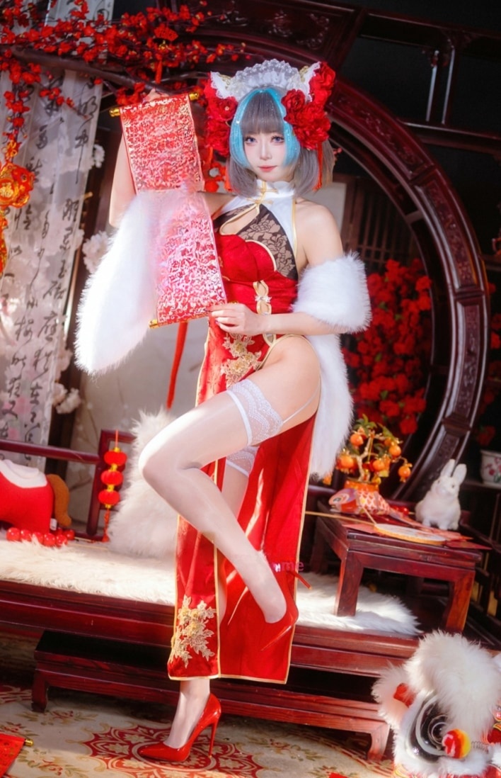 Money冷冷 – 柴郡新年旗袍资源分享