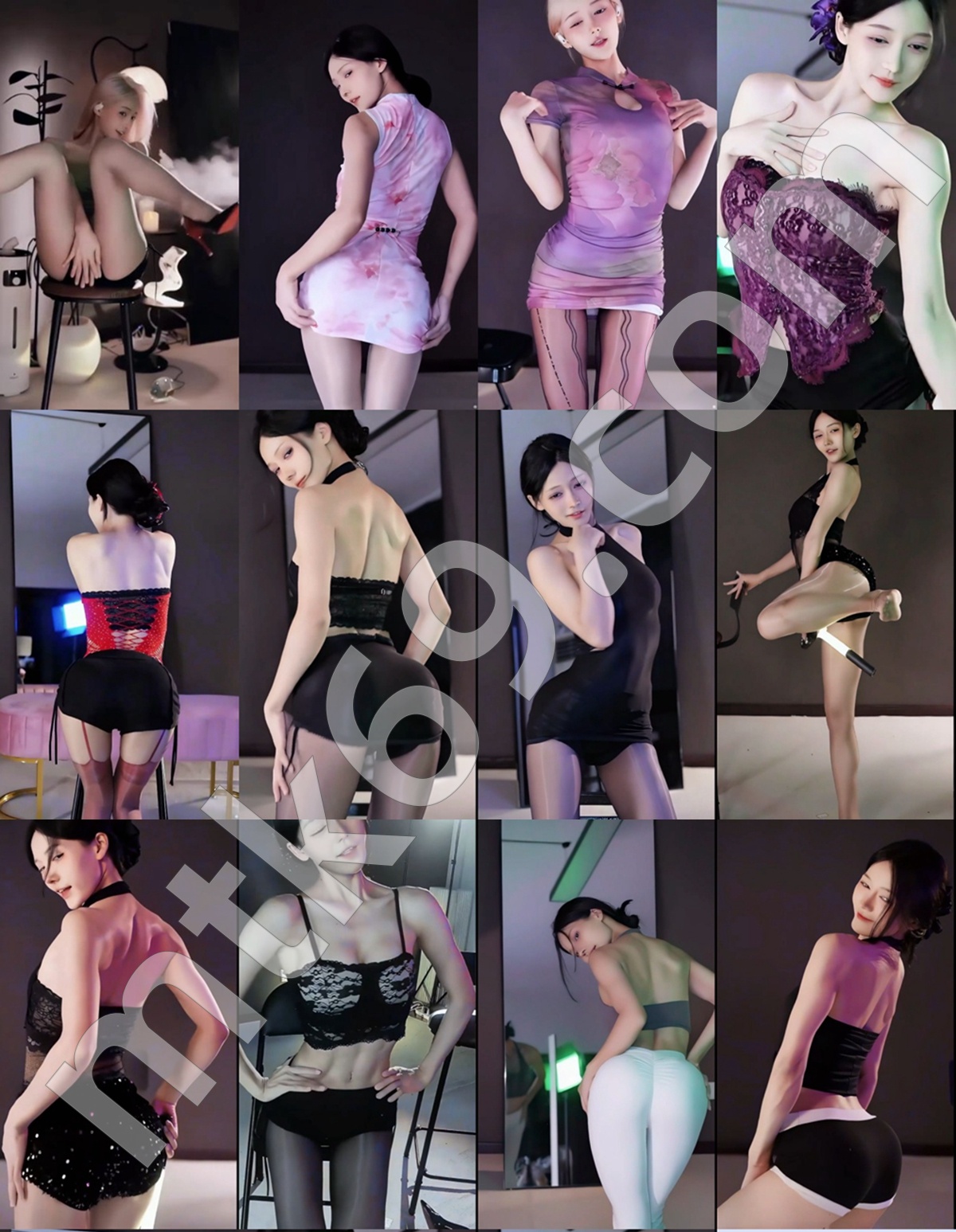 虎牙肥肥陈不肥 12月精选骚舞 ​[14V/1.54GB]-舞蹈主播视频