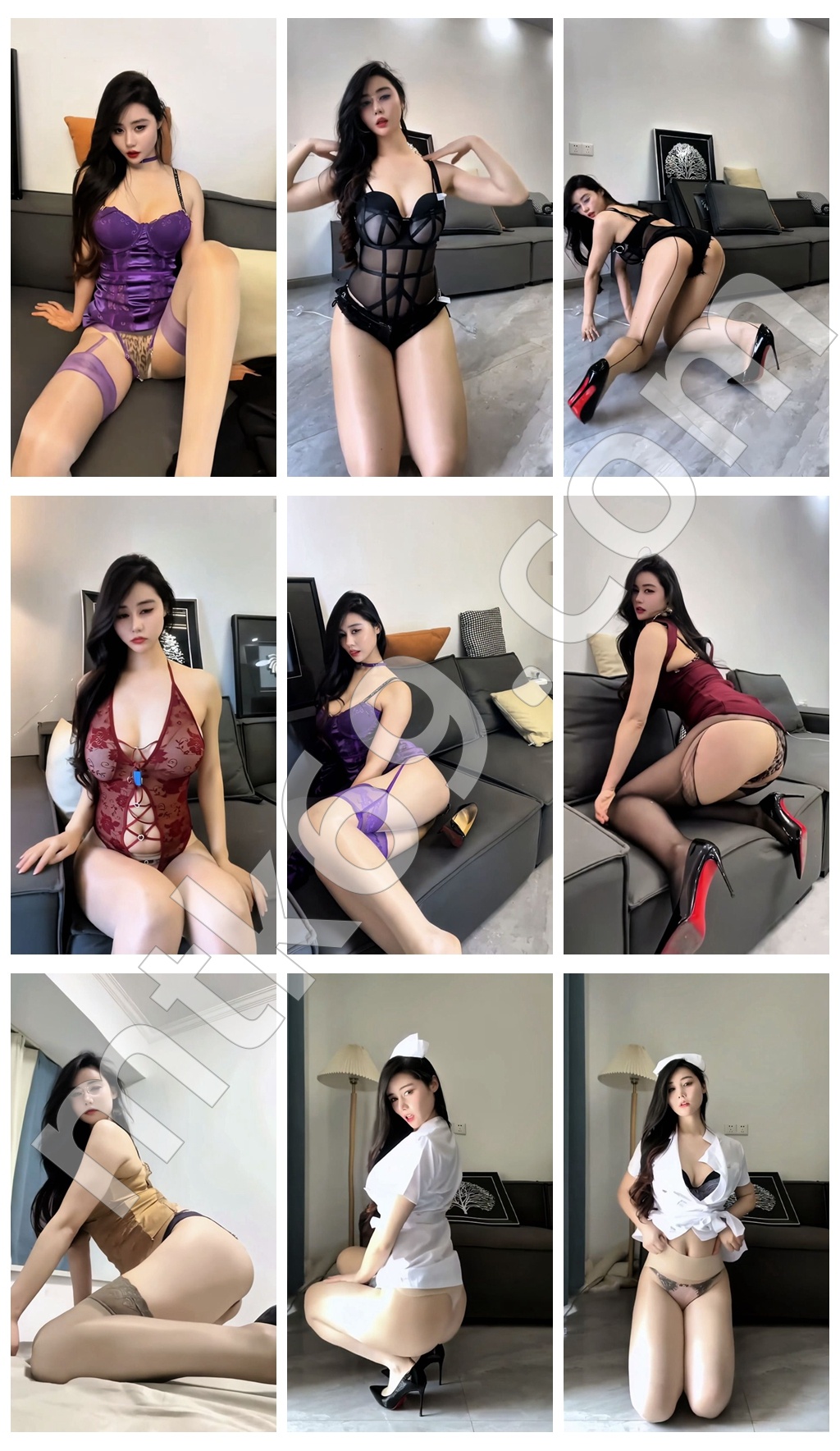 抖音多吃生菜 150万粉丝网红 御姐情趣内衣福利定制 [8V/985MB]-主播分享