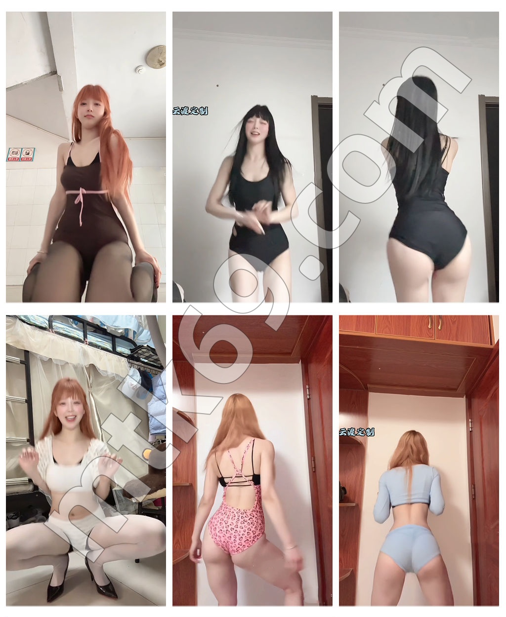 抖音137W粉主播 王炸/炸姐 泳装定制 瑜伽裤动感摇摆福利二 [30V/3.11GB]-主播跳舞下载