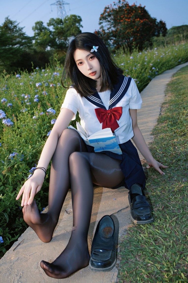 七只红豆 – 蓝花JK最新图片欣赏