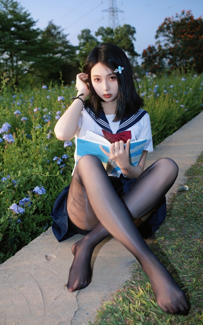 七只红豆 – 蓝花JK最新图片欣赏