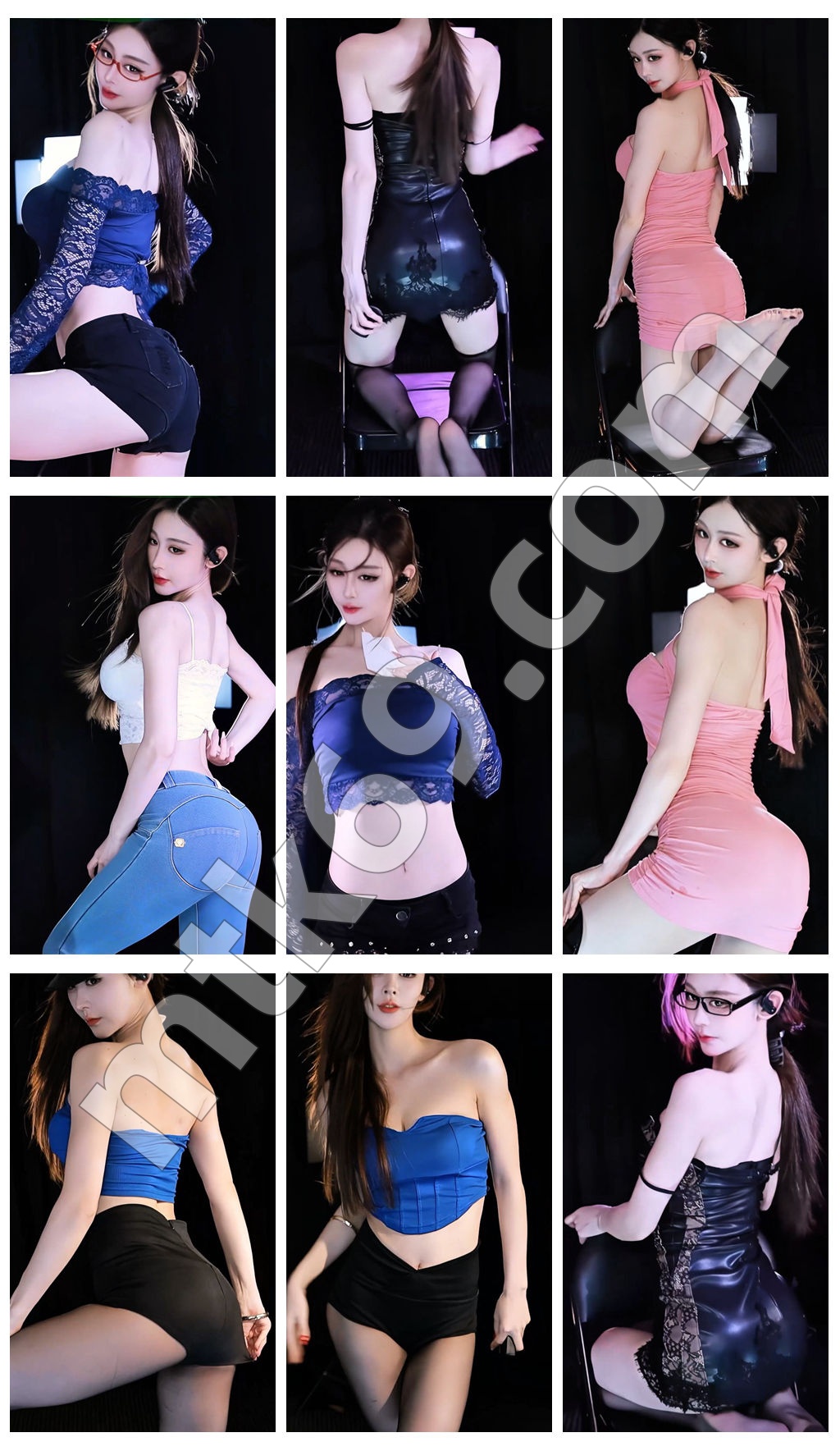 虎牙月亮 S型美女超辣骚舞精选 [8V/689MB]-直播跳舞视频下载